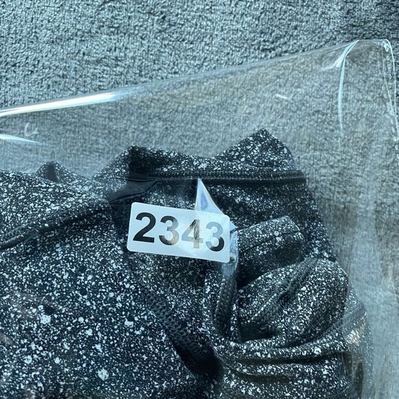 Lululemon Define Jacket Womens 4 Black White Luminesce Splatter - Picture 14 of 14